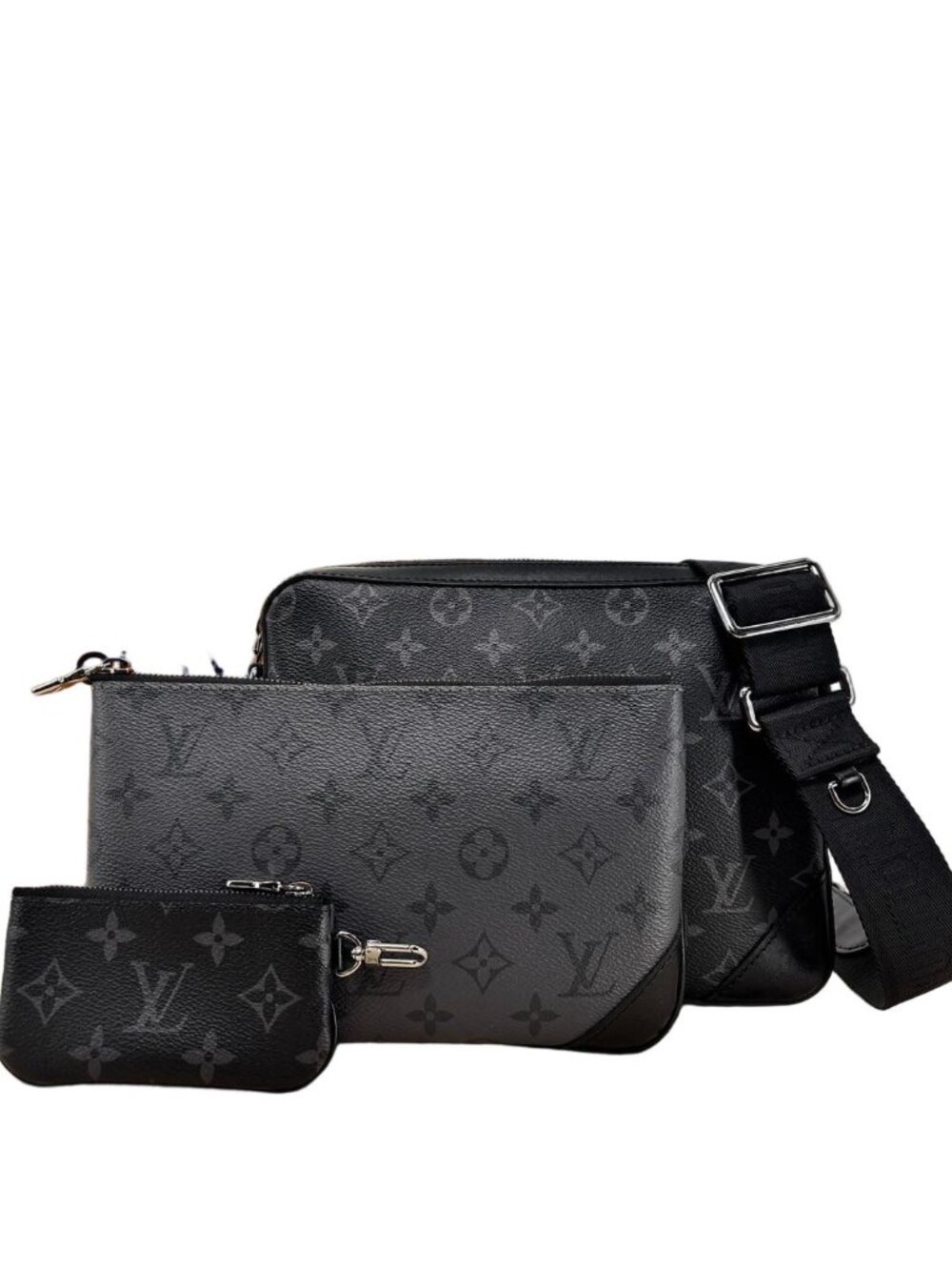 Louis Vuitton Trio Monogram Eclipse Shoulder Bag